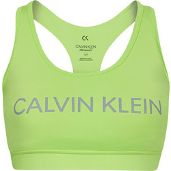 Calvin Klein Performance Μπουστάκι με Ελαφριά Ενίσχυση χωρίς Μπανέλα Lime 00GWF1K138-340