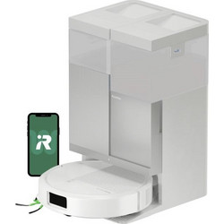 iRobot Roomba Plus 415 Combo G285240 Σκούπα Ρομπότ για Σκούπισμα & Σφουγγάρισμα με Χαρτογράφηση και Wi-Fi White