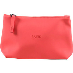 Rains W3 Γυναικείο Νεσεσέρ Αδιάβροχο 20.5x6.5x13.5cm Κοραλί