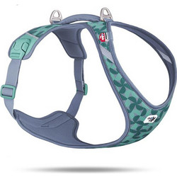 Curli Clasp Air-Mesh Semi Circle Σαμαράκι Σκύλου Γιλέκο Πετρόλ Τιρκουάζ Medium