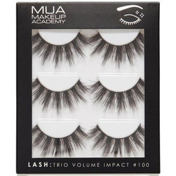 MUA Trio Volume Impact 100 Βλεφαρίδες Ενιαίες 6τμχ 300878