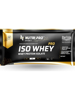 Nutri Pro Sport ISO Whey Vanilla Πρωτεΐνη Ορού Γάλακτος Γράμμωσης 30gr