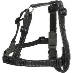 Trixie Lead & Walk Σαμαράκι Σκύλου Ιμάντας Anti-Pull Μαύρο M / L