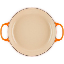 Le Creuset Professional Πυρίμαχη Μαντεμένια Κατσαρόλα Στρογγυλή με Καπάκι 30cm 21180300902430