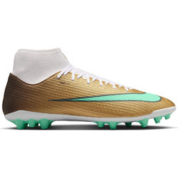 Nike Mercurial Superfly 11 Academy "Kylian Mbappe" AG IR0785-701 Ποδοσφαιρικά Παπούτσια με Τάπες και Καλτσάκι Χρυσά Λευκά