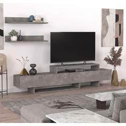 Megapap Έπιπλο Τηλεόρασης Ξύλινο Μ180xΠ31.3xΥ41.7cm Nirvana GP042-0179,2