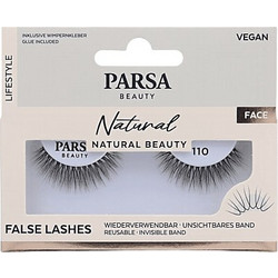 PARSA Beauty 110 Βλεφαρίδες Ενιαίες Σετ με Κόλλα 2τμχ 4001065316507
