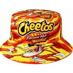 Ghetto Flame Ανδρικό Καπέλο Bucket Υφασμάτινο Πορτοκαλί