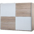 LH-homefurniture Δίφυλλη Ντουλάπα Ρούχων Συρόμενη Verona Sonoma 270x60x210cm 6621Y595