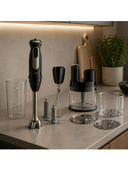 Braun MultiQuick 5 MQ55755M Ραβδομπλέντερ με Ανοξείδωτη Ράβδο 1000W