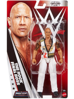 Mattel WWE Main Event Series Greatest Hits The Rock Final Boss Φιγούρα Δράσης για 6+ Ετών 17cm