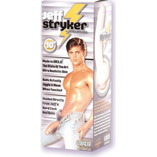 Doc Johnson Jeff Stryker Ρεαλιστικό Dildo με Βεντούζα & Όρχεις 25.7cm Μπεζ