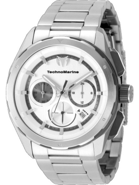 TechnoMarine Ocean Ανδρικό Ρολόι Χρονογράφος με Ασημί Μεταλλικό Μπρασελέ TM-318091