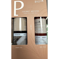 Panthenol Extra Coconut Whisper Shower Gel 500ml + Body Milk 300ml