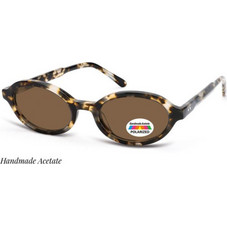 Sunoptic AC373B-SB Γυαλιά Ηλίου Οβάλ Κοκάλινα Ταρταρούγα με Καφέ Φακό