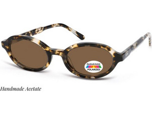 Sunoptic AC373B-SB Γυαλιά Ηλίου Οβάλ Κοκάλινα Ταρταρούγα με Καφέ Φακό
