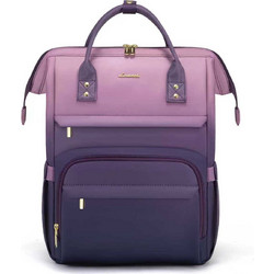 Lovevook MB2197 Αδιάβροχο Backpack Laptop 15.6" Pink Purple