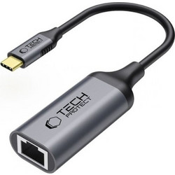 Tech-Protect ALGLI Ενσύρματος Ethernet USB-C Αντάπτορας Δικτύου 1Gbps