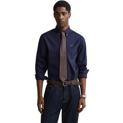 Gant Ανδρικό Πουκάμισο Μακρυμάνικο Dark Blue