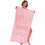 Stewe Home Πετσέτα Θαλάσσης Ροζ 70x140cm 28708
