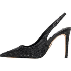 Steve Madden Γόβες Slingback με Τακούνι Στιλέτο με Στρας Μαύρες 11005867
