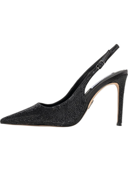 Steve Madden Γόβες Slingback με Τακούνι Στιλέτο με Στρας Μαύρες 11005867