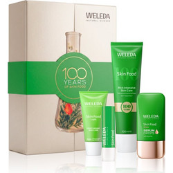 Weleda Skin Food 100 Years Cream 100ml + Light Cream 30ml + Drops Skin Food Glow Serum 30ml + Lip Balm 4.8gr