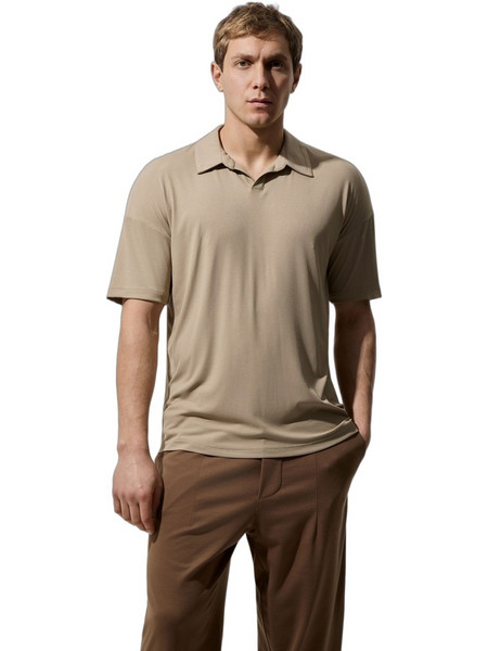 Anotherview Ανδρική Μπλούζα Polo Μπεζ AV26-321/Beige