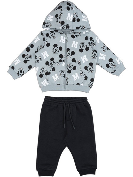 Prenatal Mickey Mouse Βρεφικό Σετ Φόρμας για Αγόρι Χειμωνιάτικο Πράσινο Mint Μαύρο 1587258