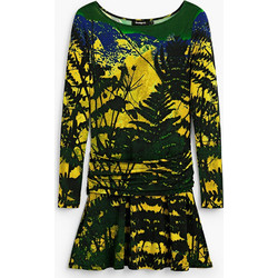 Desigual Mini Καθημερινό Φόρεμα Μεταξωτό Κυπαρισσί 26WWVK08-4105
