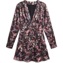 Project Soma Mini Φόρεμα για Γάμο / Βάπτιση Floral Μπορντό AM1603.38.000