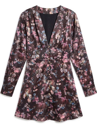 Project Soma Mini Φόρεμα για Γάμο / Βάπτιση Floral Μπορντό AM1603.38.000