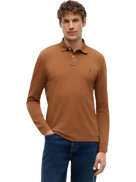Tommy Hilfiger Ανδρική Μπλούζα Polo Μακρυμάνικη Rusted MW0MW20183-GVH