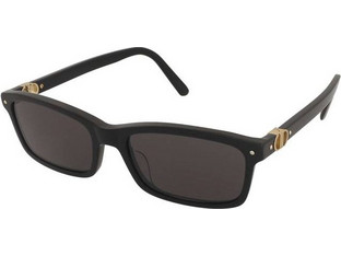 Dior S1I 10A0 Ανδρικά Γυαλιά Ηλίου Τετράγωνα Κοκάλινα Μαύρα με Καφέ Φακό