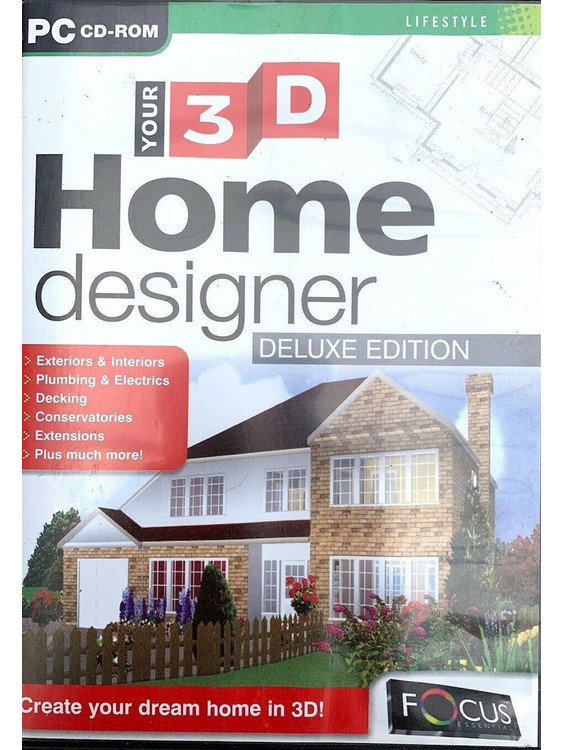 Your 3D Home Designer Deluxe Edition PC