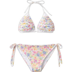 Lida Bikini Set Τριγωνάκι Floral Λευκό Πολύχρωμο 9-0312/9-0310