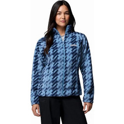 Columbia Benton Springs Γυναικεία Ζακέτα Fleece Μακριά με Φερμουάρ Μπλε 2021771-449