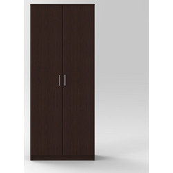 Martin Home Δίφυλλη Ντουλάπα Ρούχων Καφέ 80x52x205cm M454.WENGE
