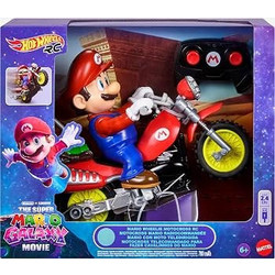 Mattel Hot Wheels The Super Mario Galaxy Movie Wheelie Motocross Τηλεκατευθυνόμενη Μοτοσυκλέτα JML15