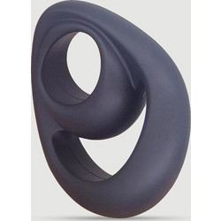 Flexible Smiley Ελαστικό Δαχτυλίδι Πέους Σιλικόνης 22mm Μαύρο