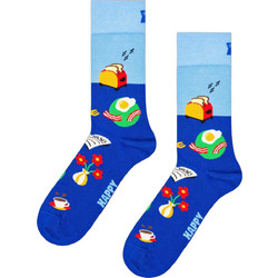 Happy Socks Brunch Ανδρικές Κάλτσες Ψηλές με Σχέδια Πολύχρωμες P006544-2120