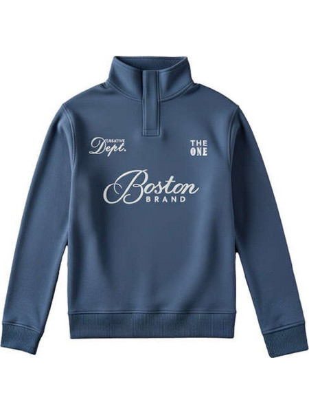 Boston Ανδρικό Φούτερ Navy Μπλε 35-83461-424