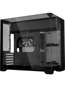 Lian Li O11 Vision-M Black Mini Tower Κουτί Υπολογιστή με Πλαϊνό Παράθυρο
