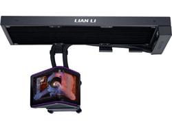 Lian Li HydroShift II OLED Curved 360 Black Υδρόψυξη CPU 120mm για Socket AM4 / 1700 / AM5 / 1851