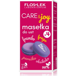 FlosLek Laboratorium Kiss Me Lip Balm Pot με Χρώμα 4τμχ