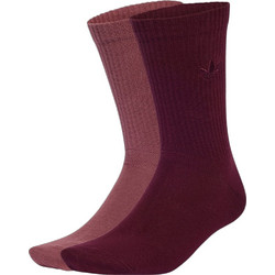 Adidas Everyday Ανδρικές Κάλτσες Ψηλές Μπορντό Σομόν 2Pack KR1592