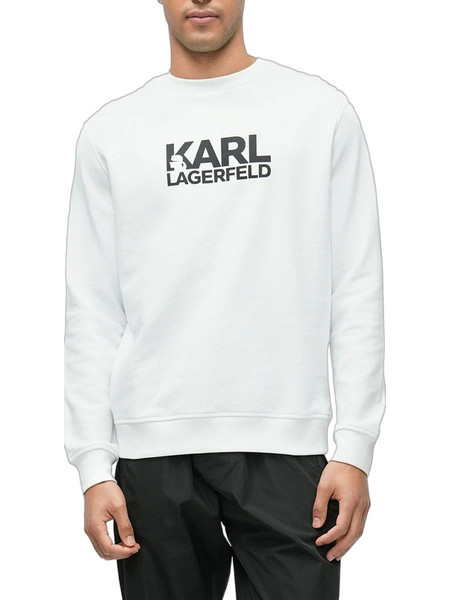 Karl Lagerfeld Ανδρικό Φούτερ Λευκό 705780-563917-10