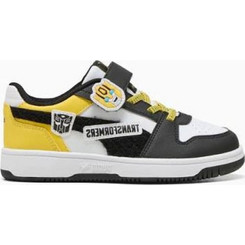 Puma Rebound Transformers Παιδικά Sneakers Κίτρινα Μαύρα 407760-01