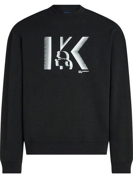Karl Lagerfeld Ανδρικό Φούτερ Μαύρο B4M20017-999