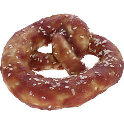 Kerbl Rawhide Pretzel with Duck XL 130gr